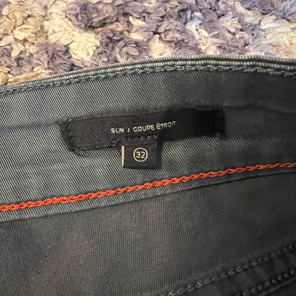 Dockers Jean Cut Pants Slim Fit Gray 32x30 - Picture 6 of 9